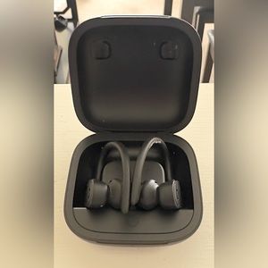 Powerbeats Pro Model #A2048 Version 4A394 w/ hard case  & soft outer case